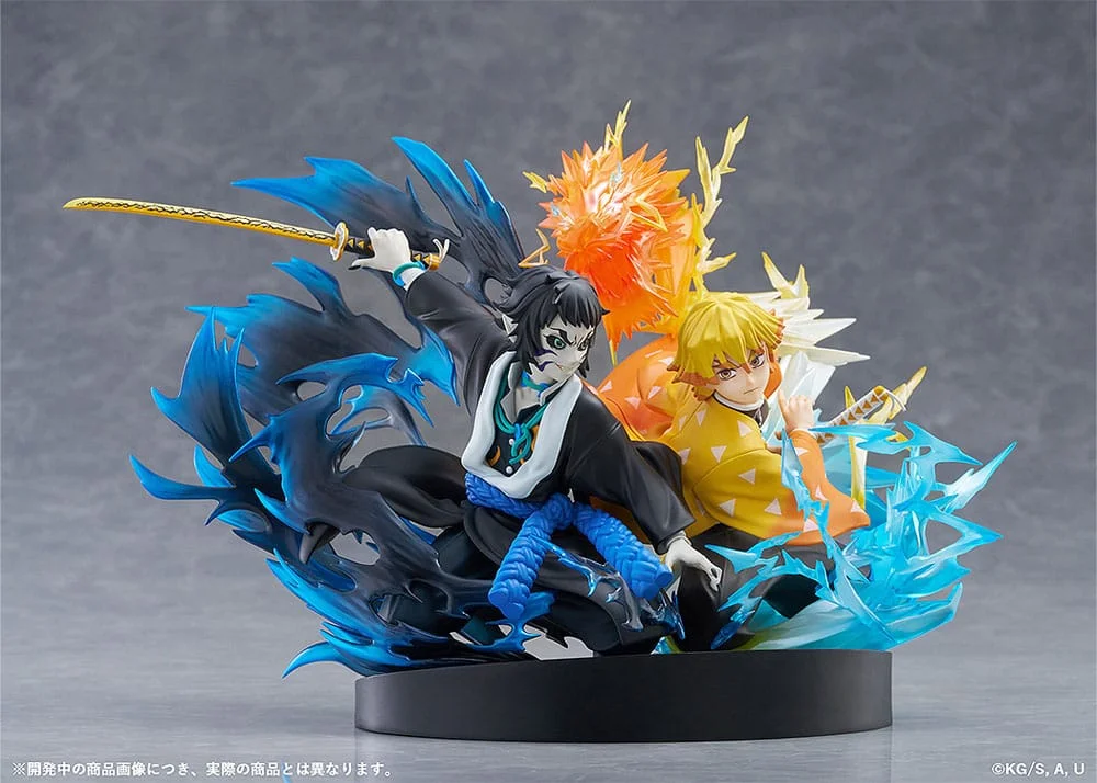 Demon Slayer: Kimetsu no Yaiba PVC Statue Zenitsu Agatsuma & Kaigaku 15 cm